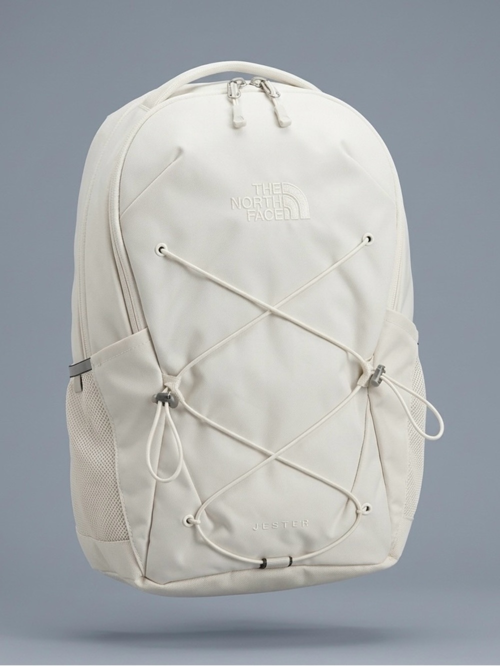 The North Face Jester Luxe Backpack Gardenia White Daypack Laptop Bag